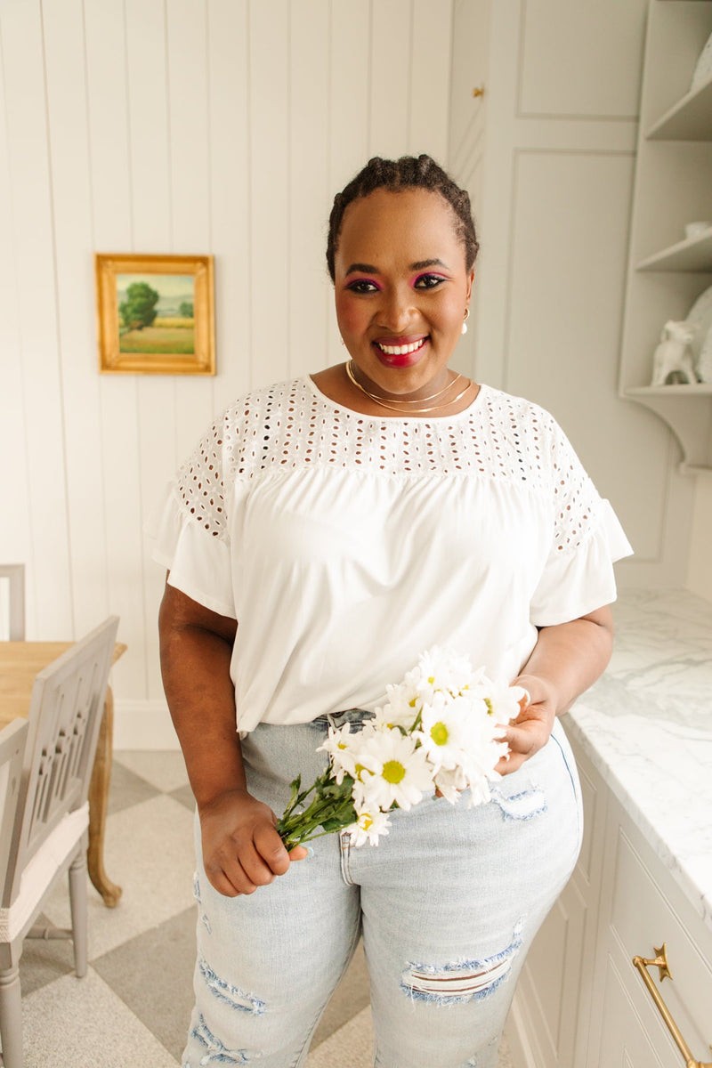 Mabel Top in White