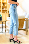 Judy Blue Maddox Mid Rise Straight Crop Jeans