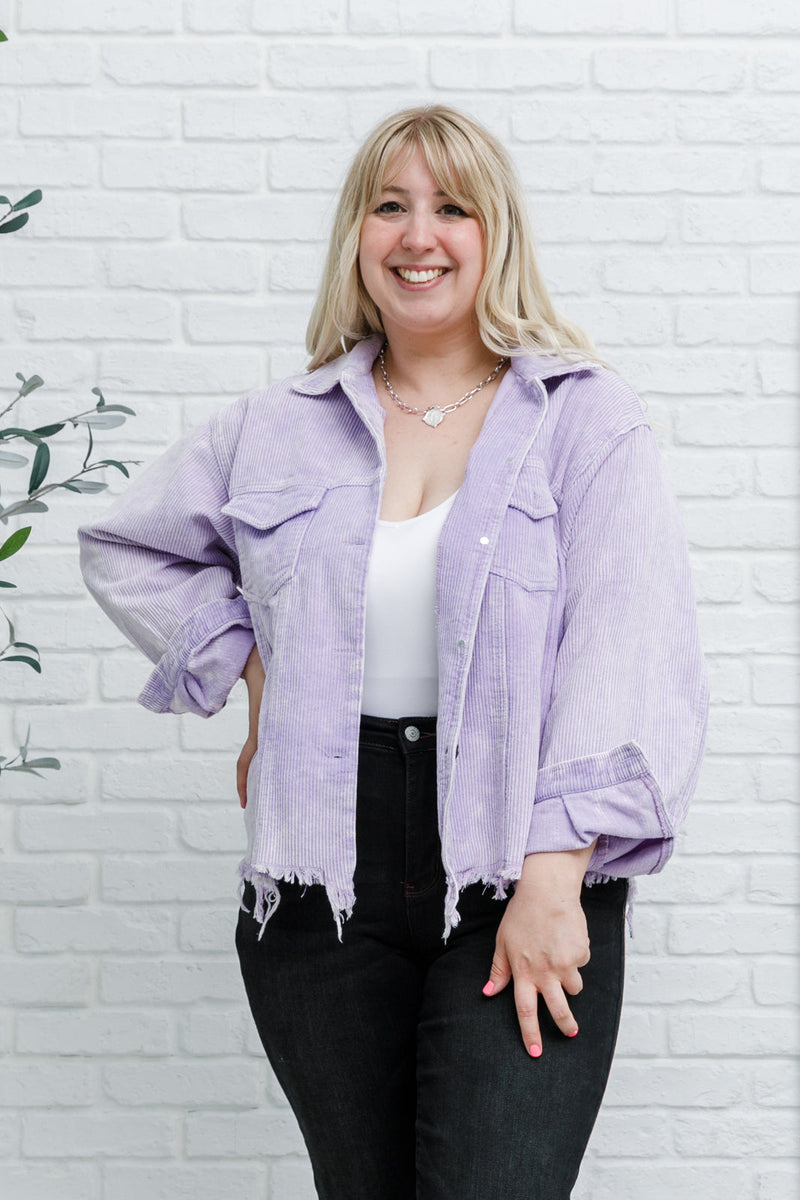 Main Stage Jacket In Purple