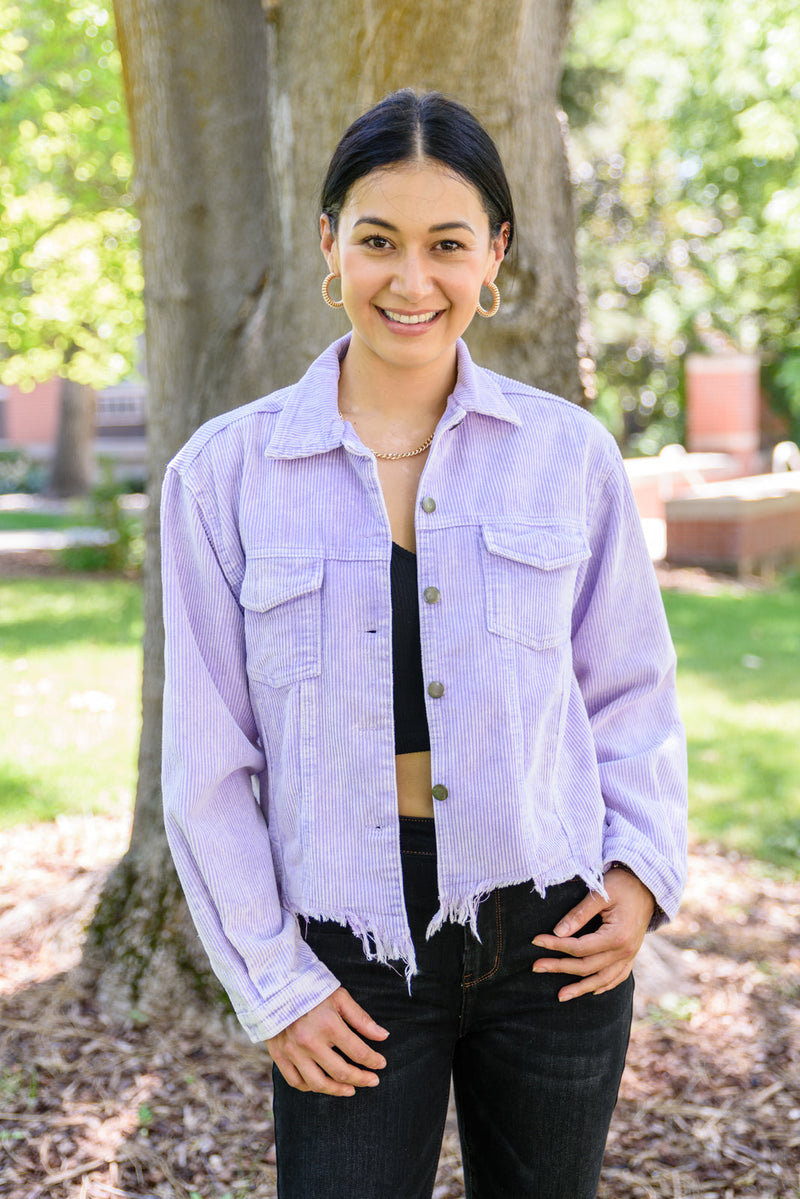 Main Stage Jacket In Purple
