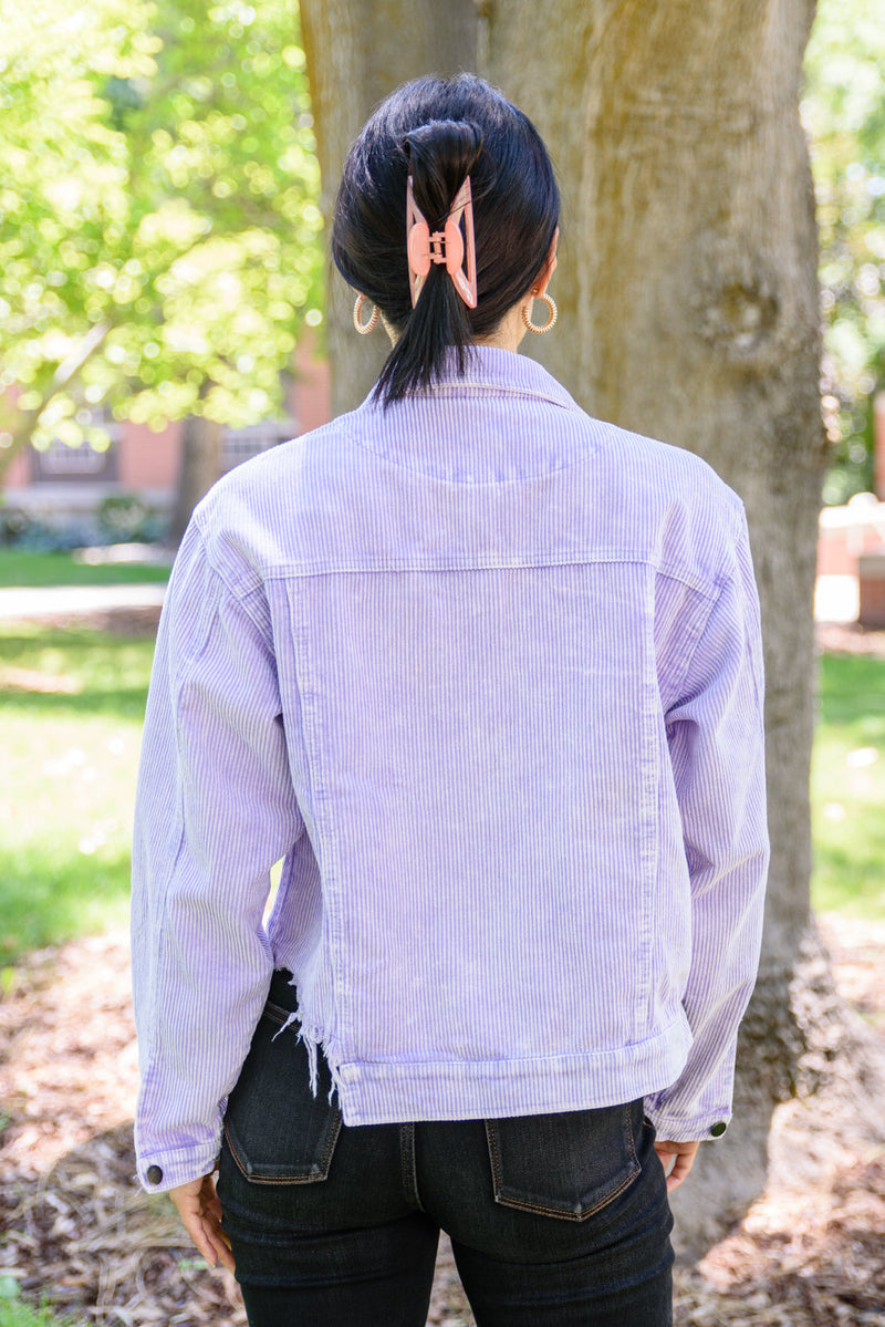 Main Stage Jacket In Purple