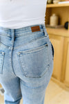 Judy Blue Mandy High Rise Vintage Wide Leg Crop Jeans