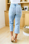 Judy Blue Mandy High Rise Vintage Wide Leg Crop Jeans