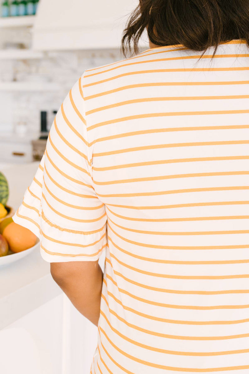 Mellow Yellow Striped Top