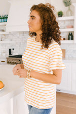 Mellow Yellow Striped Top