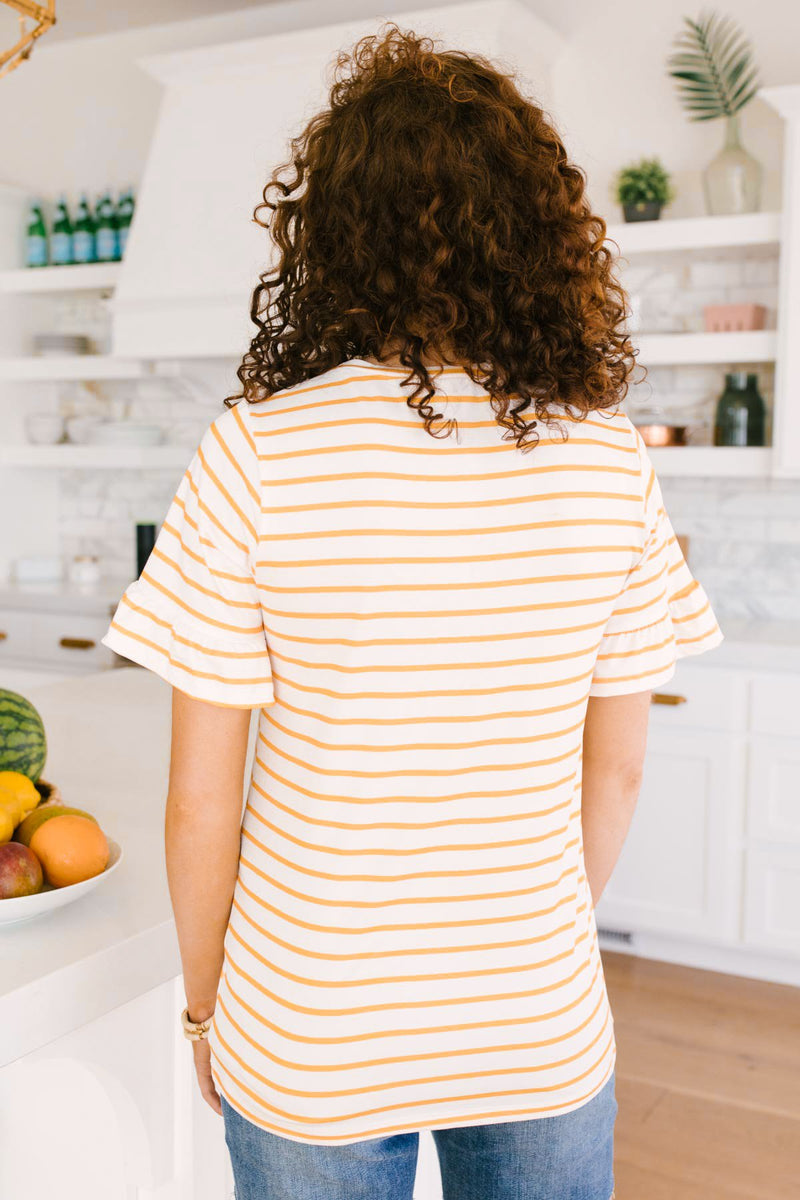 Mellow Yellow Striped Top