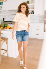 Mellow Yellow Striped Top