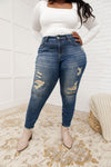 Judy Blue Mid-Rise Destroyed Relaxed Fit Jeans