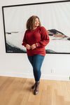 Mocha Mo Sweater in Brick