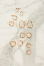 More is More Earring Set in Gold