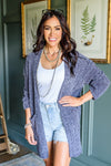 Mountain Mornings Cardigan In Charcoal