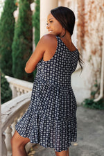 Later Days Dress in Navy