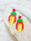 PREORDER: Neon Acrylic Dangle Earrings