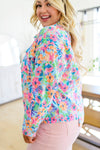 Never a Wall Flower Floral Corduroy Jacket