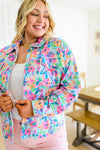 Never a Wall Flower Floral Corduroy Jacket