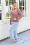 New Connection Long Sleeve Ribbed Top