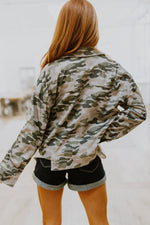 No Limits Corduroy Camo Print Jacket