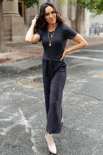 Nora Jumpsuit in Charcoal