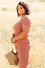 Nora Jumpsuit in Cinnamon