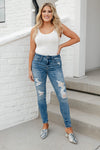 Judy Blue Ocean Side Distressed Skinny Jeans