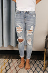 Judy Blue Old Is New Distressed Jeans