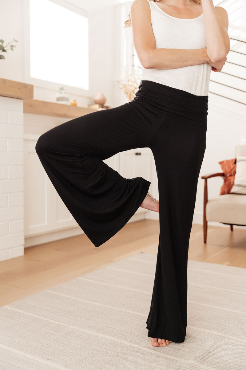 On The Move Knit Pants in Black