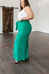 On The Other Side Wide Leg Pants in Green