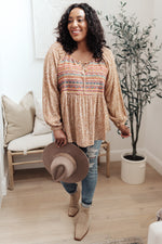 Open Sky Boho Tunic in Marigold