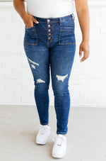 Judy Blue Patch Of Cargo Skinnies