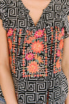 Patterns and Petals Embroidered Top