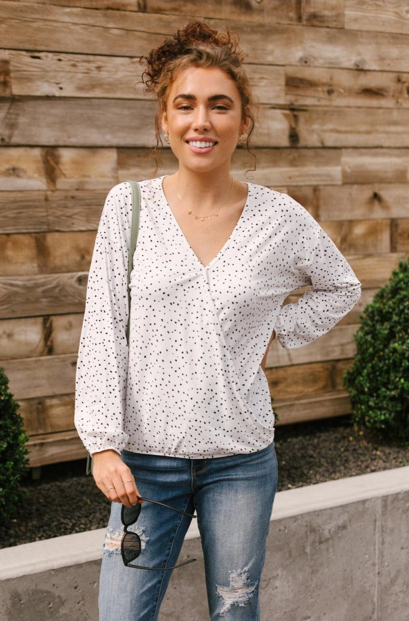 Penny Polka Dot Blouse