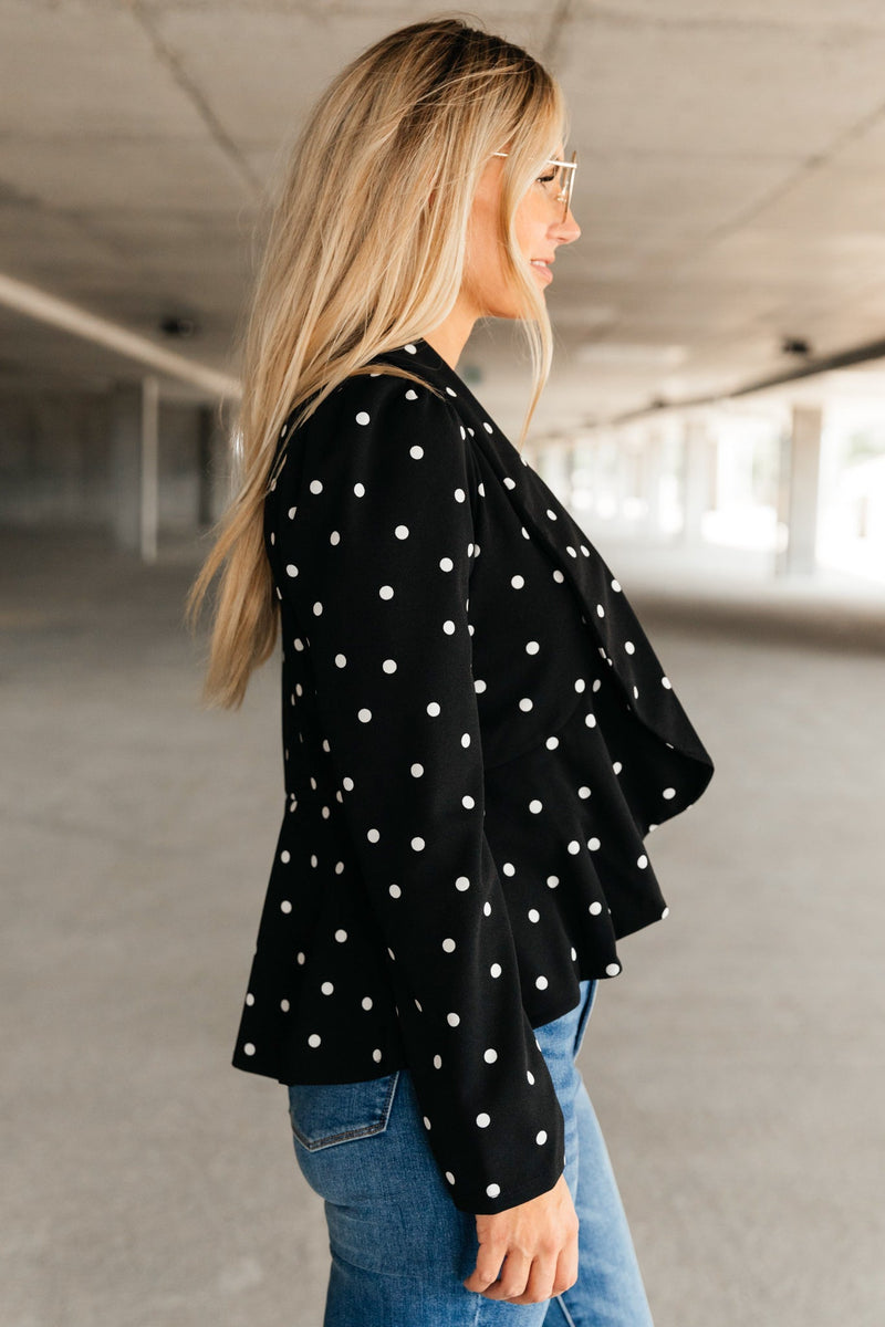 Perfect Polka Dot Blazer