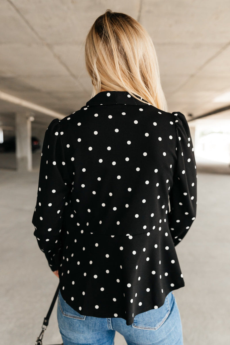 Perfect Polka Dot Blazer