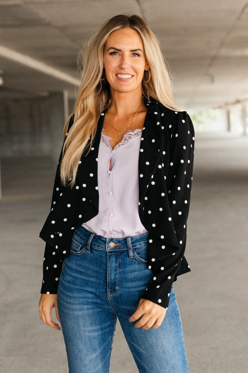 Perfect Polka Dot Blazer