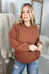 Anytime, Anywhere Quilted Hoodie, Caramel