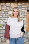 The Christina Color Block Sleeve Sweater