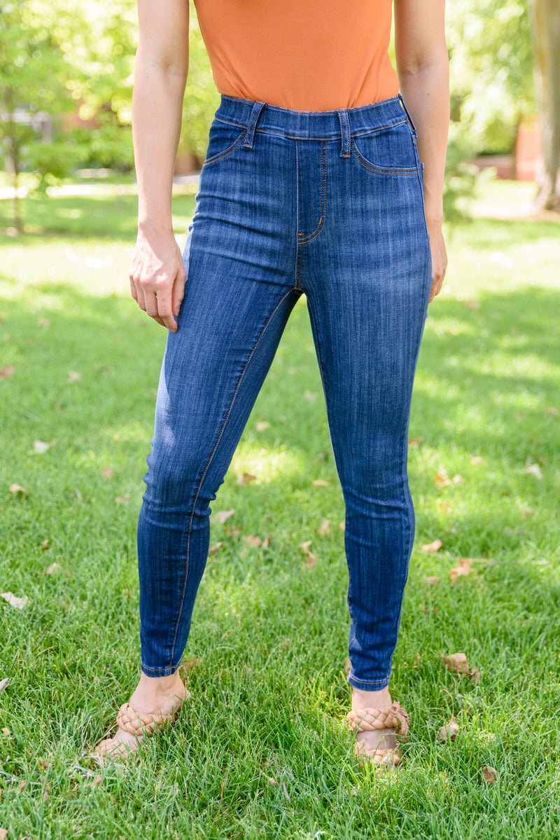 Judy Blue Piper Pull-On Skinny Jeans