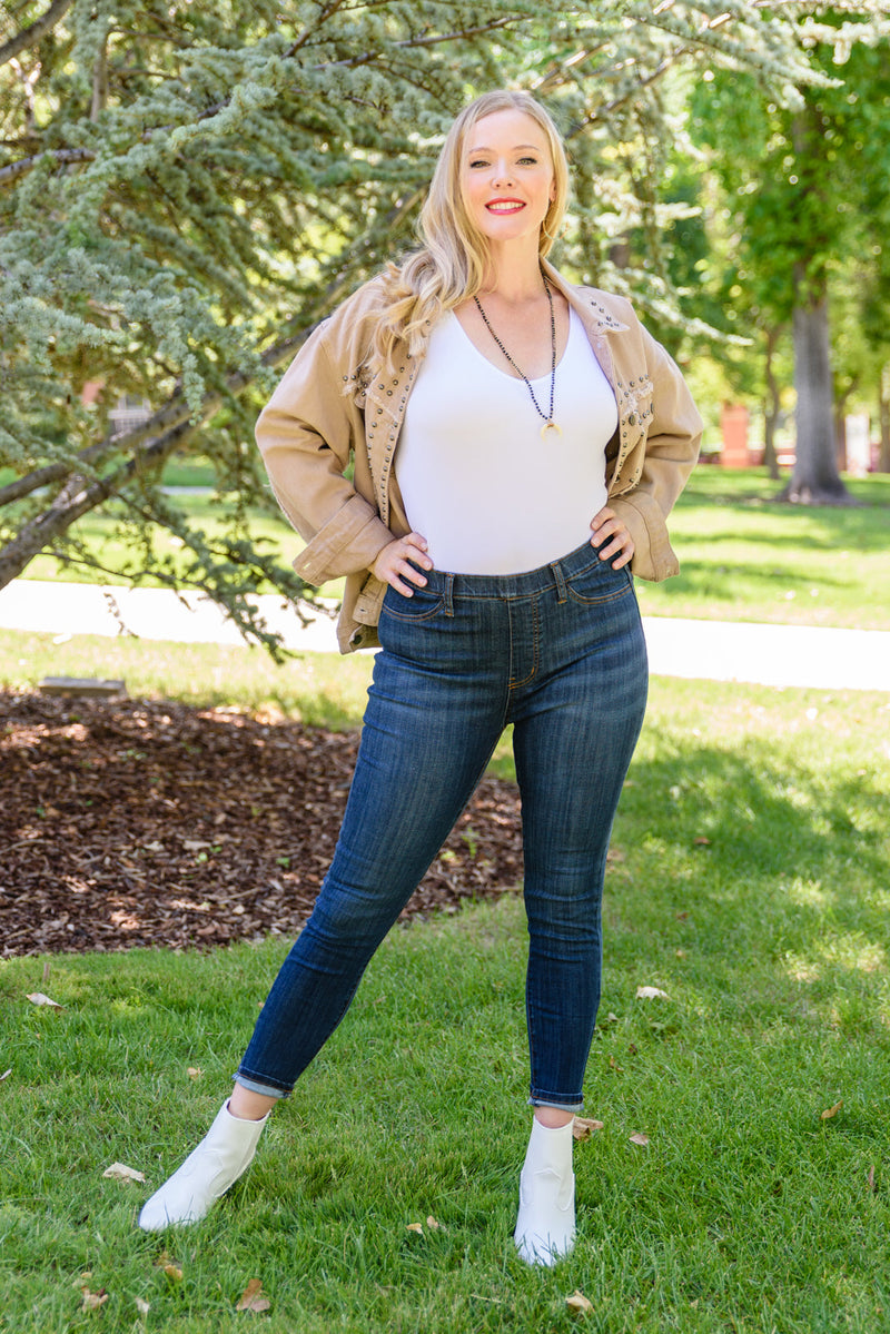 Judy Blue Piper Pull-On Skinny Jeans