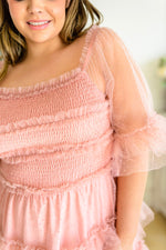 Pretty In Pink Tiered Dress