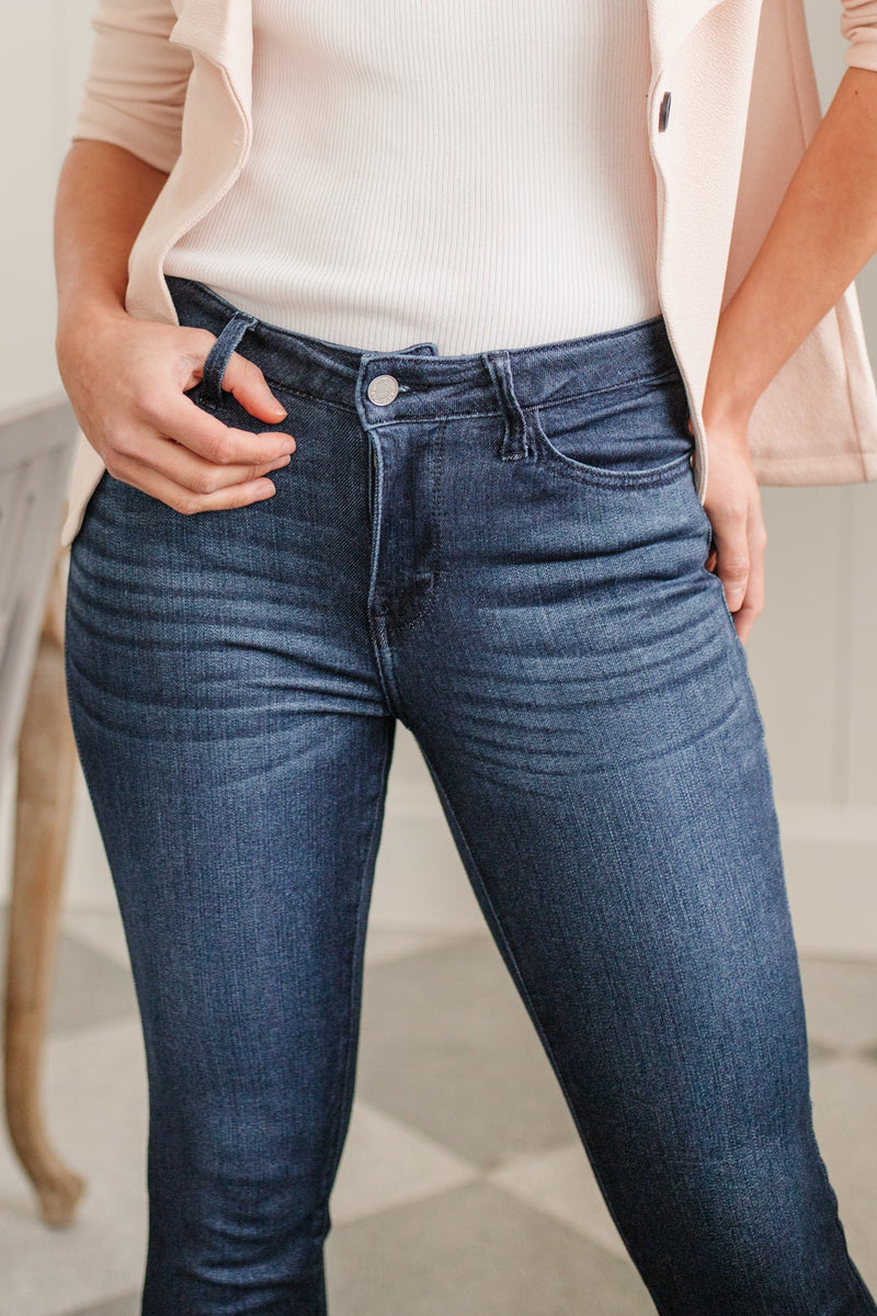 Judy Blue Rachel Mid-Rise Skinny Jeans