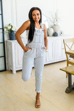 Judy Blue Railroad Stripe Overalls