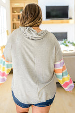 Rainbow Connection Striped Hoodie