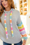 Rainbow Connection Striped Hoodie