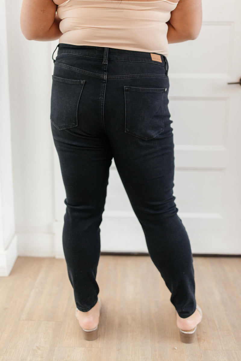 Judy Blue Ready For The Weather Therma Black Jeans