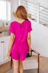 Real Cozy Romper in Magenta