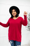 Red Carpet Tunic Top