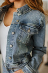 Judy Blue Reese Rhinestone Denim Jacket