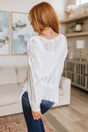 Relax With Me Knit Top in White