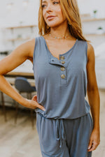 Relaxing Weekend Sleeveless Jumpsuit