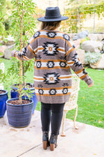 Remi Southwestern Print Cardigan